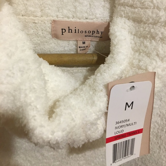 Fuzzy sweater w stripes - Picture 3 of 3